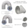 DYUJTMQ Portable Air Conditioner Window Vent Kit 59 Inch Diameter 59 Inch Length Exhaust HoseAdjustable VerticalHorizontal Sliding Window Kit Plate for AC Unit