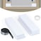 Powrocket 2 Pack Foam Block for UShape Window AC UnitsWindow AC Curtain Side Foam Block with Weather Seal TapeStop Cold Drafts Air LeakWinter SummerCompatible with Midea Air Conditioner
