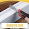 Powrocket 2 Pack Foam Block for UShape Window AC UnitsWindow AC Curtain Side Foam Block with Weather Seal TapeStop Cold Drafts Air LeakWinter SummerCompatible with Midea Air Conditioner