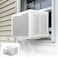 Powrocket Window Air Conditioner Mesh Cover for UShape Window AC UnitsAntiLeaf Dustproof Design for Outdoor AC Keep CleanSnug FitGood Air FlowWhite