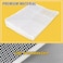 Powrocket Window Air Conditioner Mesh Cover for UShape Window AC UnitsAntiLeaf Dustproof Design for Outdoor AC Keep CleanSnug FitGood Air FlowWhite