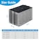 Qualward Mesh Window Air Conditioner Cover for Outside Window AC Unit Screen Ventilated Outdoor Window AC Protection 255W205D18H