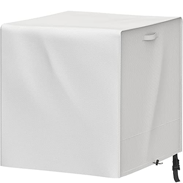 Simple Houseware Waterproof 385 x 385 Central Air Conditioner Cover for Outside Heavy Duty Cover
