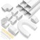 Windspeed Mini Split Line Set Cover 3 10Ft AC Line Pipe Duct Cover for Outside Units Mini Split Wall Air Central Conditioner HAVC and Heat Pumps