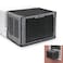 Wintcomfort UShaped Window Air Conditioner Mesh Cover Mesh Window AC Cover for U Shaped Window Outdoor Unit Window AC Protection Covers Prevent Leaves Dust Easy Air Flow Black