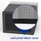 Wintcomfort UShaped Window Air Conditioner Mesh Cover Mesh Window AC Cover for U Shaped Window Outdoor Unit Window AC Protection Covers Prevent Leaves Dust Easy Air Flow Black