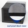 Wintcomfort UShaped Window Air Conditioner Mesh Cover Mesh Window AC Cover for U Shaped Window Outdoor Unit Window AC Protection Covers Prevent Leaves Dust Easy Air Flow Black