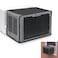 Wintcomfort UShaped Window Air Conditioner Mesh Cover Mesh Window AC Cover for U Shaped Window Outdoor Unit Window AC Protection Covers Prevent Leaves Dust Easy Air Flow Black