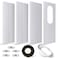 YoleShy Portable Air Conditioner Window Kit with Coupler Adjustable Window Seal for AC Unit Sliding AC Vent Kit for Exhaust Hose Universal for Ducting with 59 Inches Diameter