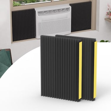 Pearwow Window Air Conditioner Side Panels 2 Pack Air Conditioner Side Panel for WindowsSummer Heat and Draft InsulationWindow AC Side Panels Window SealWindow Air Conditioner Accessories