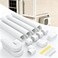 Cestluck 4 17 Ft Mini Split Line Cover Set Kit Ductless Pipe Cover for Mini Split Line Line Set Cover for Mini Split Air Conditioner Central AC Pipe Cover