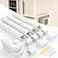 Cestluck 4 17 Ft Mini Split Line Cover Set Kit Ductless Pipe Cover for Mini Split Line Line Set Cover for Mini Split Air Conditioner Central AC Pipe Cover