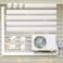 Kerykwan 3 W 155Ft L Mini Split AC Line Cover Kit Decorative PVC Tubing Pipe Cover Set for Center Air ConditionerHeat Pumps System