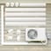 Kerykwan 3 W 155Ft L Mini Split AC Line Cover Kit Decorative PVC Tubing Pipe Cover Set for Center Air ConditionerHeat Pumps System