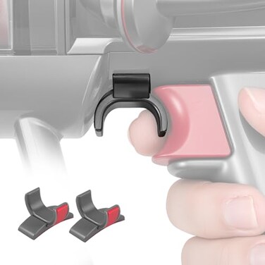 REEYEAR 2 Pack Trigger Lock fits for Dyson Vacuum Adhesive Power Button Clip ONOFF Switch Lock Attachment Fits Most Models V15V11V10 Not for V6V7V8 Relieves Finger Pain from Keeping Pressed