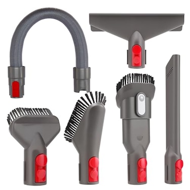 LBLVBNEWD Attachments Replacement Tool Kit for Dyson V15 V12 V8 V11 V10 V7 Gen 5 Soft Dusting Brush Head Flexible Hose Mattress Brush Vacuum Crevice Accessories for Home and Car Cleaning