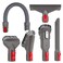 LBLVBNEWD Attachments Replacement Tool Kit for Dyson V15 V12 V8 V11 V10 V7 Gen 5 Soft Dusting Brush Head Flexible Hose Mattress Brush Vacuum Crevice Accessories for Home and Car Cleaning