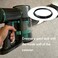 JILINWEI 2Pcs Cordless Vacuum Gasket for Wyze Cordless Vacuum Gasket Replacement Ring Replacement for WyzeBlack