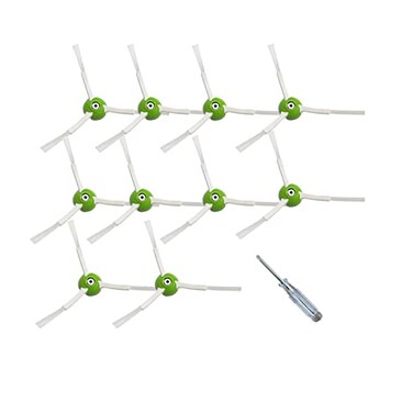 PELLYDA Replacement Parts Replacement Side Brushes for irobot Roomba iej Seriesi3 i3 i4 i6 i6 i7 i7 i8 i8 E5 E6 E7 Vacuum Cleaner10 Pack EdgeSweeping Side Brushes