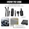 Quick Parts Delivery 8Piece Universal Micro Shop Vacuum Kit Flexible and MultiPurpose Vacuum Attachments Crevice Tool Brush Nozzle and Extension Wands Ideal Shop Vac Attachment Replacement