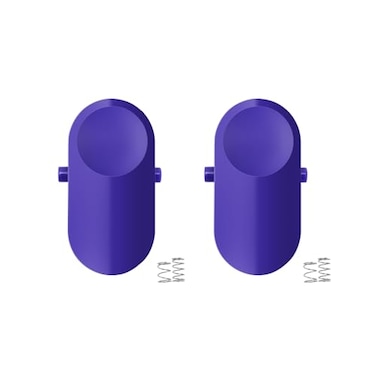 showingo Showingo 2Pack Blue Cyclone Release Catch Spring Replacement Parts Compatible with Dyson DC30 DC31 DC34 DC35 DC44 DC45 DC56 DC57 Vacuum Cleaner Clip Kit 2 Clips 4 Springs