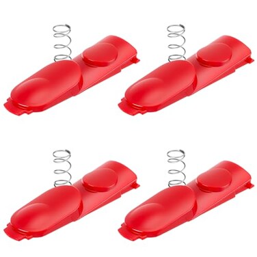 Threehoney 4 Pack Cleaner Head Clip Latch Tab Button with Spring Replacement Compatible with Dyson V7 V8 V10 V11 and V15 Vacuum Cleaner Electric Drive Replacement Parts Accessories