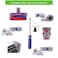 tuvisin Plush Strip compatible with Dyson V6 V7 V8 V10 V11 Soft Roller Cleaner Head Blue Brush Plush StripBottom StripFelt Strip Replacement Parts