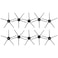 CHAIN PEAK 10 Pack Side Brushes for Roborock Q5 Max S8 MaxV Ultra Q5 Pro Q8 Max Q Revo Qrevo Pro Qrevo S Qrevo Slim Qrevo Master S8 Pro Ultra S7 MaxV Ultra Q7 Max Q7 Max Q5 Pro S7 E Series