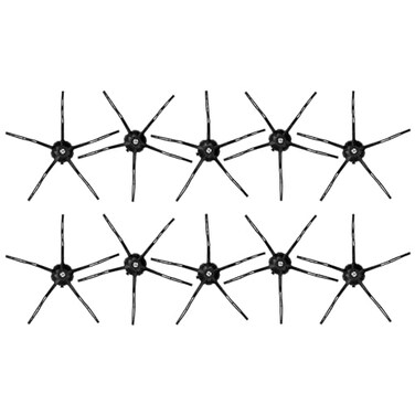CHAIN PEAK 10 Pack Side Brushes for Roborock Q5 Max S8 MaxV Ultra Q5 Pro Q8 Max Q Revo Qrevo Pro Qrevo S Qrevo Slim Qrevo Master S8 Pro Ultra S7 MaxV Ultra Q7 Max Q7 Max Q5 Pro S7 E Series