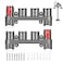 Charlux Accessory Holder for Dyson V15 V12 V10 V8 V7 Gen5 Attachment Holder Wall Mount Tool Holder Organizer Accessories for Dyson Vacuum Cleaner Use On Docking Station Or On Wall2 Pack
