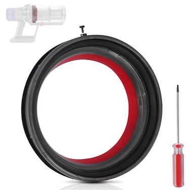 WYWY.Wide Dust Bin Top Fixed Sealing Ring Replacement Part Compatible with Dyson Cyclone V10 SV12 Vacuum Cleaner Dust Bucket Dirt Cup Bin Parts Replacement Accessories