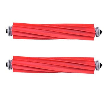Rinakou Replacement Main Brush Roller for Roborock S7 Q5 Series Robot Vacuum 2 Pcs Rubber
