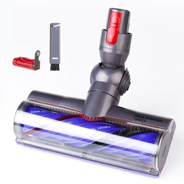 keluke QuickRelease Replacement Vacuum Head Compatible with Dyson V7V8 V10V11V15 Cordless Vacuum Cleaners Upgrade AntiTangle Replacement Head for Carpets Rugs