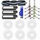 HACOBEST Deebot X1 Replacement Parts Set For ECOVACS DEEBOT X1 Omni X1 TurboX1 Plus Robtic Vacum Cleaner Ecovacs Deebot Replacement Parts Deebot x1 omni Moping RollerBrushFilterBagMop