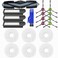 HACOBEST Deebot X1 Replacement Parts Set For ECOVACS DEEBOT X1 Omni X1 TurboX1 Plus Robtic Vacum Cleaner Ecovacs Deebot Replacement Parts Deebot x1 omni Moping RollerBrushFilterBagMop