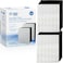 Fette Filter Premium True Hepa H13 Filter Replacement Compatible with Fellowes AeraMax 190200DX55 Air Cleaner Purifiers Part 9287101 9324101 2Hepa 8 Carbon Filters