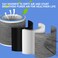 Cooyafan HP102 True HEPA Replacement Filter Compatible with Shark HP102 HP102PET HC452 HP132 HC450 HC451 HC455 True HEPA for 9997 of Particles Compare Part HE1FKPET HE1FKBAS 2 Pack
