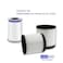 PUREBURG Replacement Filter Compatible with AZEUS C8 KJ120GC10 Mooka C10 Air Purifier H13 True HEPA and Activated Carbon MultiLayer Filtration Pack of 2