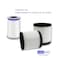 PUREBURG Replacement Filter Compatible with AZEUS C8 KJ120GC10 Mooka C10 Air Purifier H13 True HEPA and Activated Carbon MultiLayer Filtration Pack of 2