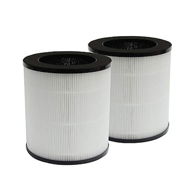 PUREBURG Replacement Filter Compatible with AZEUS C8 KJ120GC10 Mooka C10 Air Purifier H13 True HEPA and Activated Carbon MultiLayer Filtration Pack of 2