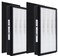 WOCASE A2 True HEPA Replacement Filter Compatible with Filtrete FAPC02A2 FAPC03A2 FAPT03A2 Air Purifier Part 1150101 2 HEPA 2 Carbon prefilters