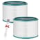 Laukowind 2 Pack Air Purifier Filter Replacements for Dyson HP01 HP02 DP01 Desk Purifiers Compatible with Part 96812503