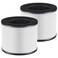 JORAIR APT10FL Filter Replacement for Homedics Compatible with HoMedics TotalClean Air Purifier APT10BK and APT10WT HEPA Filter APT10 5In1 Powerful System 2 Pack