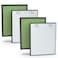 EzLfGre 2Pack H13 HEPA Filter Replacement Fit for PURO XYGEN P500 KVV SDF 001002 MOOKA Elechomes KJ203F Air Purifiers 2 Pack