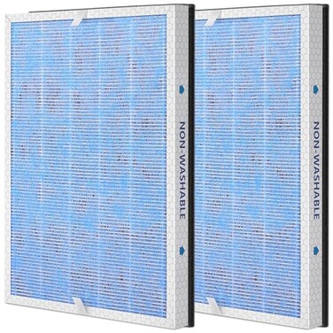 iSingo MSA3 Replacement Filter Compatible with Membrane Solutions MSA3MSA3S Air PurifierUpgraded3in1 Filter 2Pack Standard Version