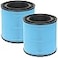 Caehomly AP0601 Replacement Filters Compatible with AIRTOK Air Purifier 4in1 H13 True HEPA Filters HighEfficiency Activated Carbon Filter AP0601RF 2 Pack