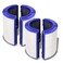 YUEFENG TP06 HEPA Replacement Filter for Dyson HP06 TP06 HP07 TP07 TP7A HP09 TP09 HP09 TP09 PH01 PH02 PH03 PH04 360 Combi Glass Purifying Fans Part No 97034101 2in1 Upgraded Replacement 2 PACK