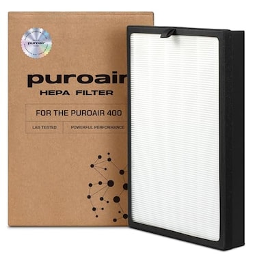 PuroAir 400 Replacement Filter Genuine Puro Air 400 Filter Replacement Official Air Purifier HEPA Filter with CarbonTech Filters 999 of Pollen Dust Pet Dander Smoke Odors
