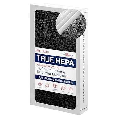 LifeSupplyUSA SmokeStop True HEPA Filter Compatible with Eletrolux Aerus Guardian Air Series Air Purifier by