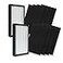 PUREBURG Replacement Filter Compatible with GermGuardian AC4100 AC4100CA AC4150BL AC4150PCA AC4150PC AC4175W Air Purifiers FLT4100 Filter E 2Pack H13 HEPA